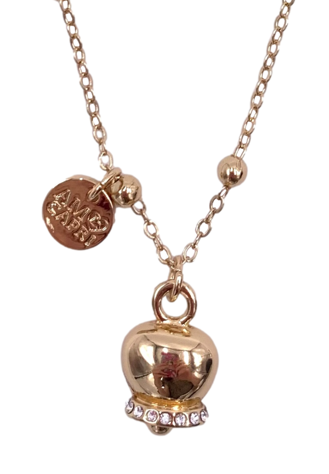 AMO CAPRI COLLANA CAMPANA PORTAFORTUNA