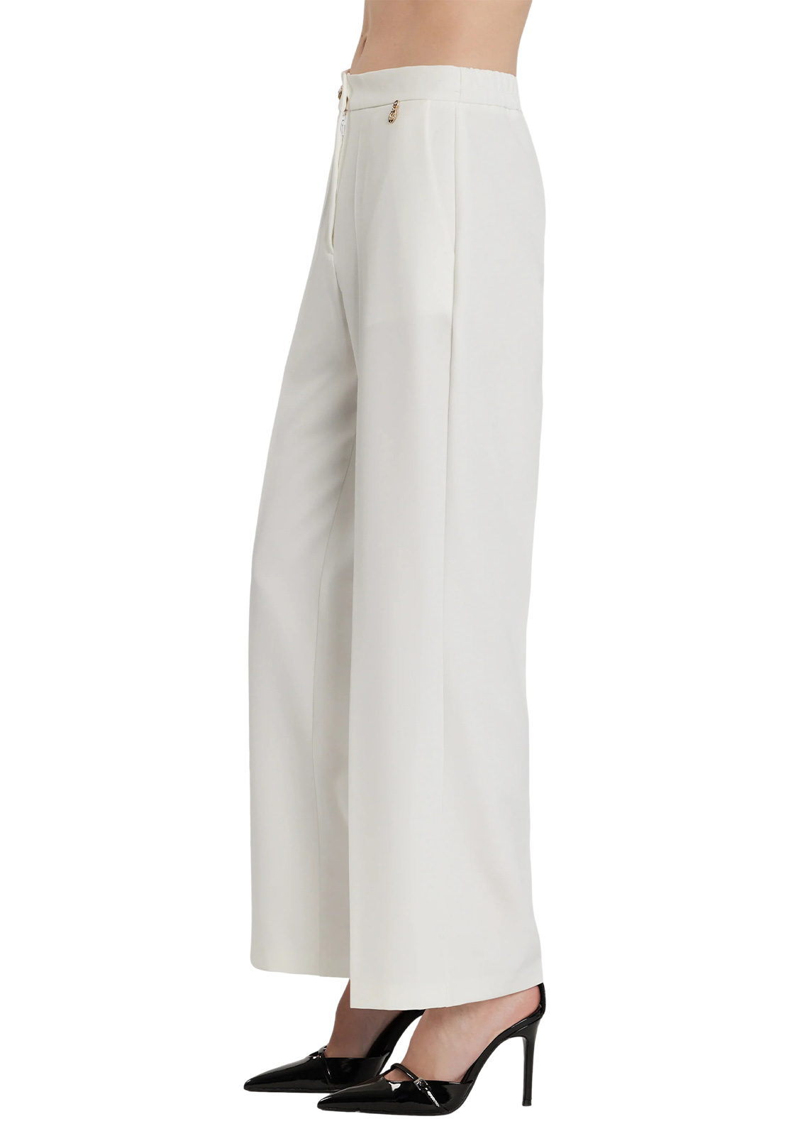 RELISH PANTALONI CASTELLA VITA ALTA CON ELASTICO