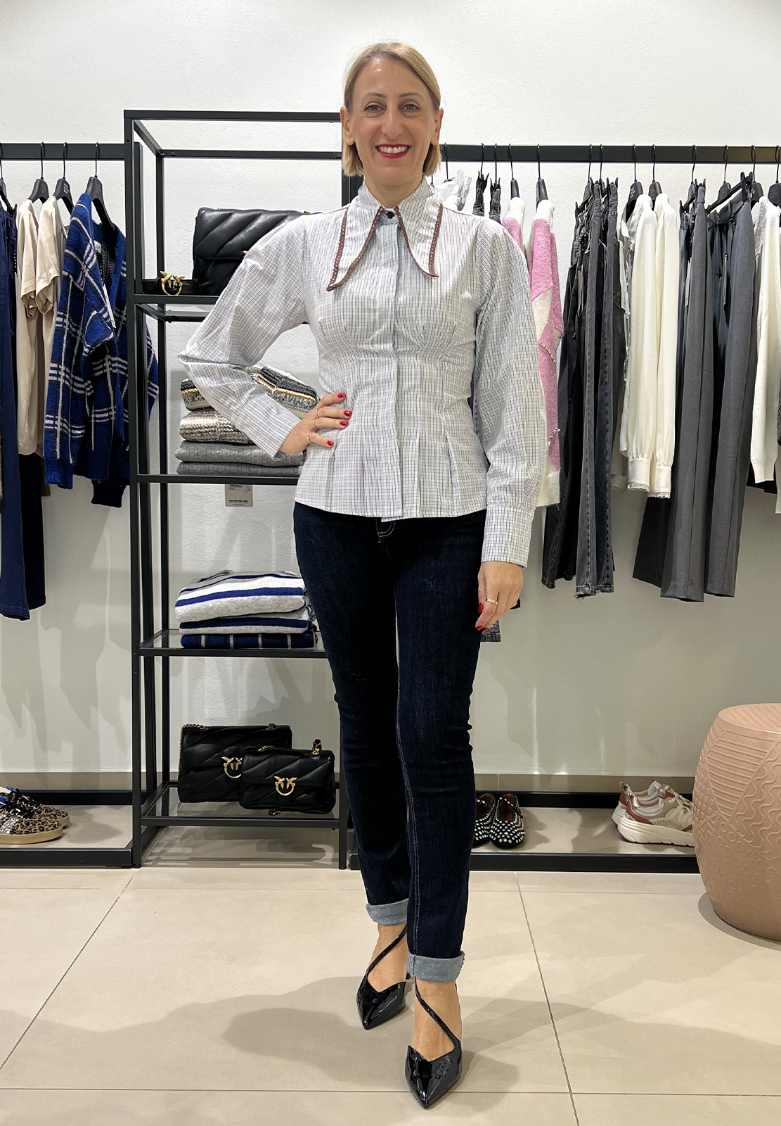 HAVEONE CAMICIA QUADRATINI
