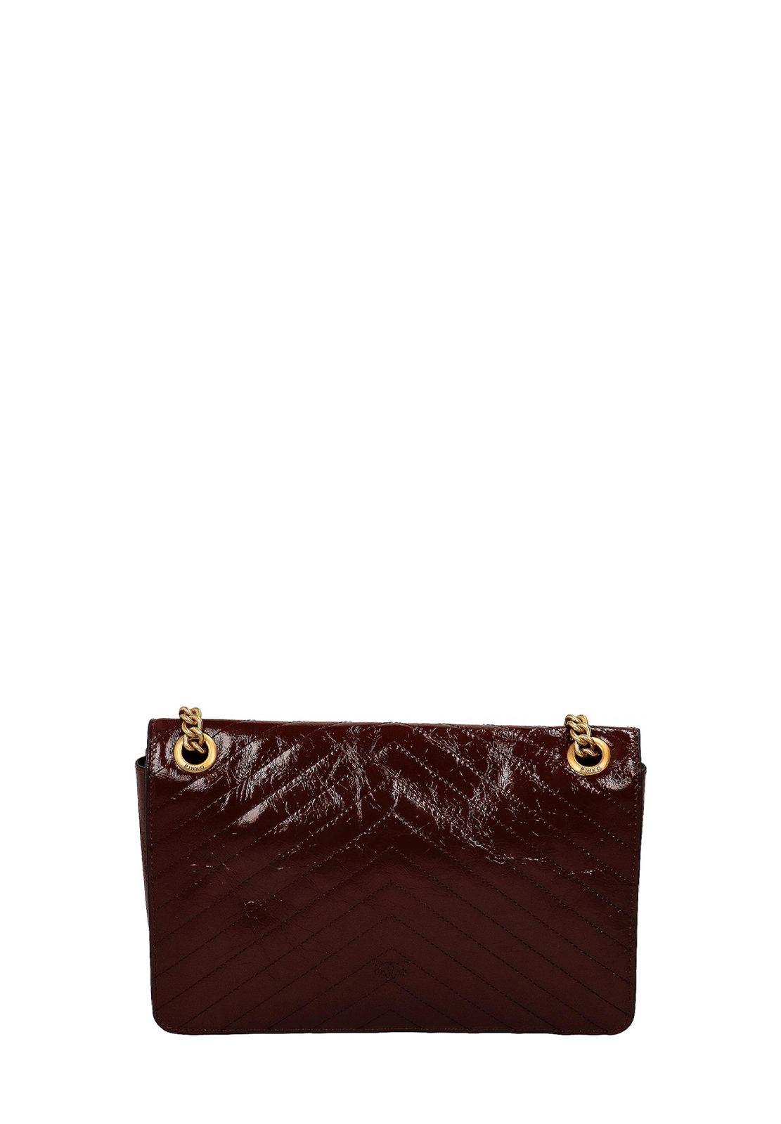 PINKO BORSA LOVE ONE CLASSIC NEW SHINY CALF