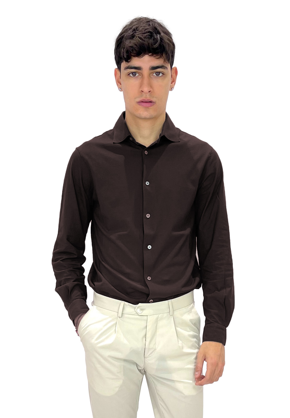 FILIPPO DE LAURENTIIS CAMICIA IN COTONE