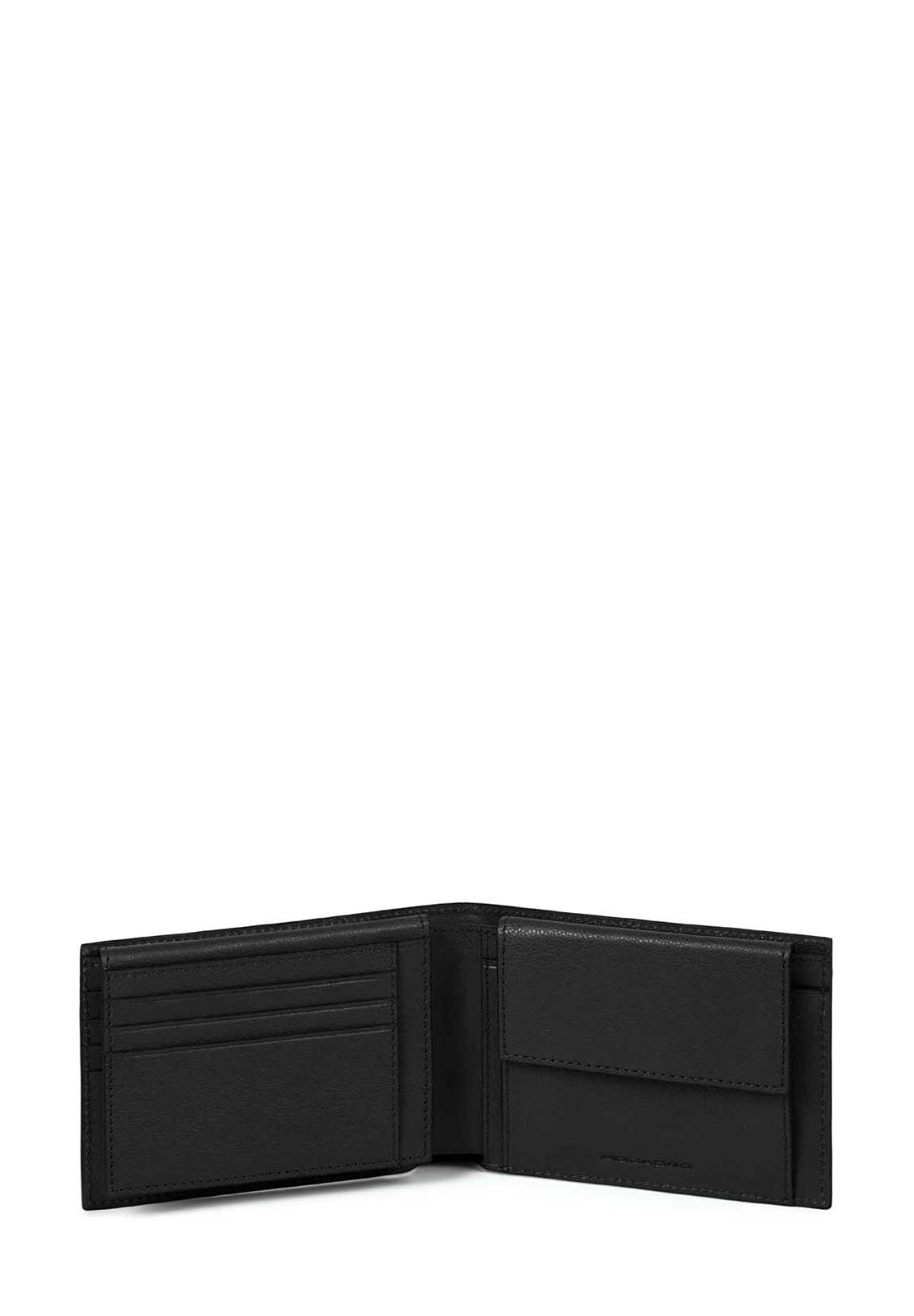 PIQUADRO PORTAFOGLI COMPLETO BLACK SQUARE