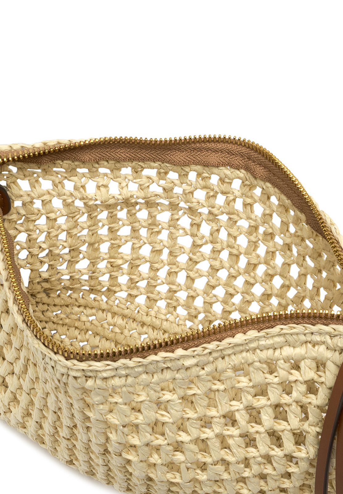 GIANNI CHIARINI CLUTCH IN PAGLIA CROCHET NEFELI