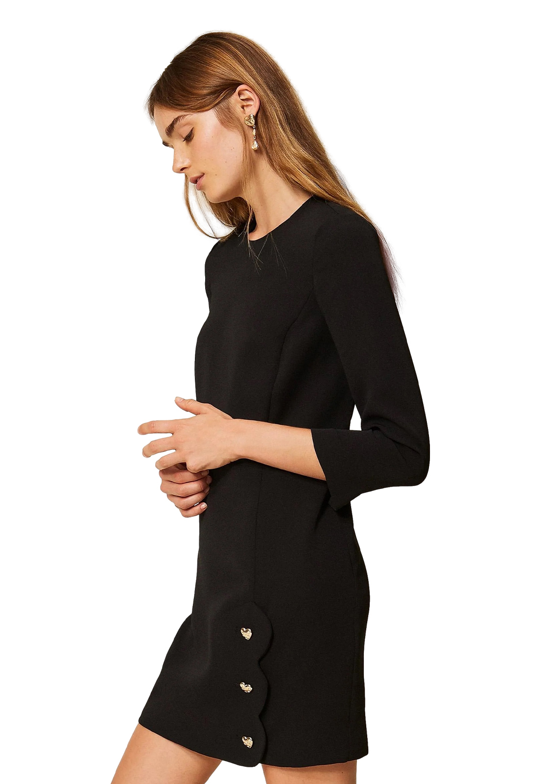 TWINSET ABITO CORTO CON SMERLI