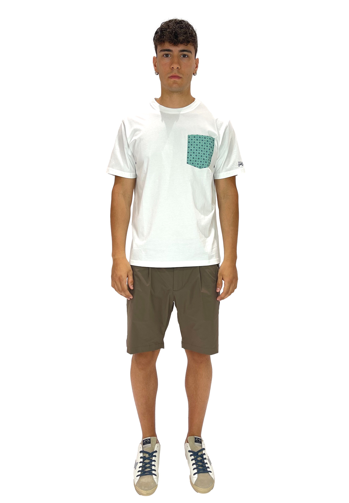 SAINT BARTH T-SHIRT CON TASCHINO FIORI