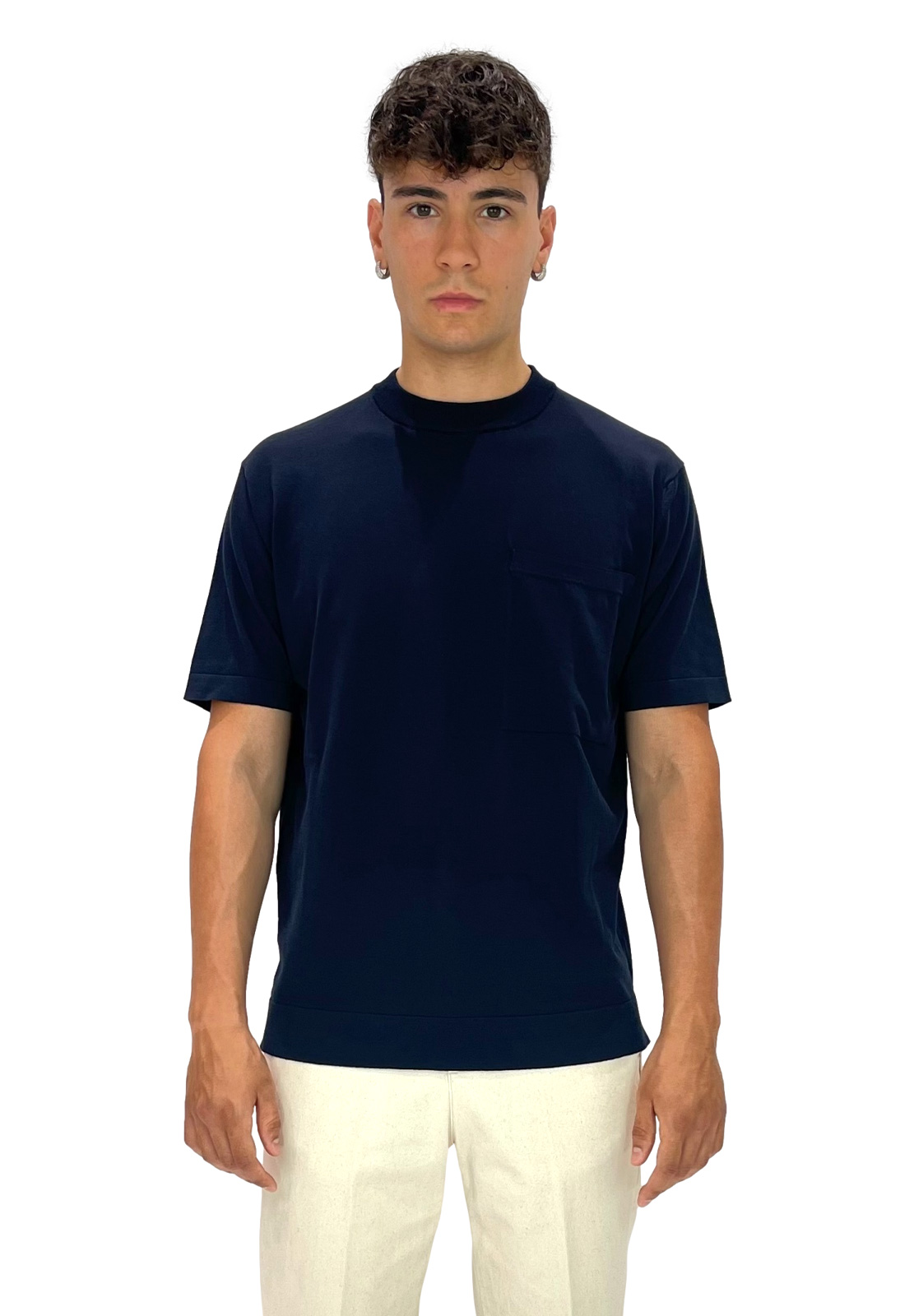 FILIPPO DE LAURENTIIS T-SHIRT CON TASCONE
