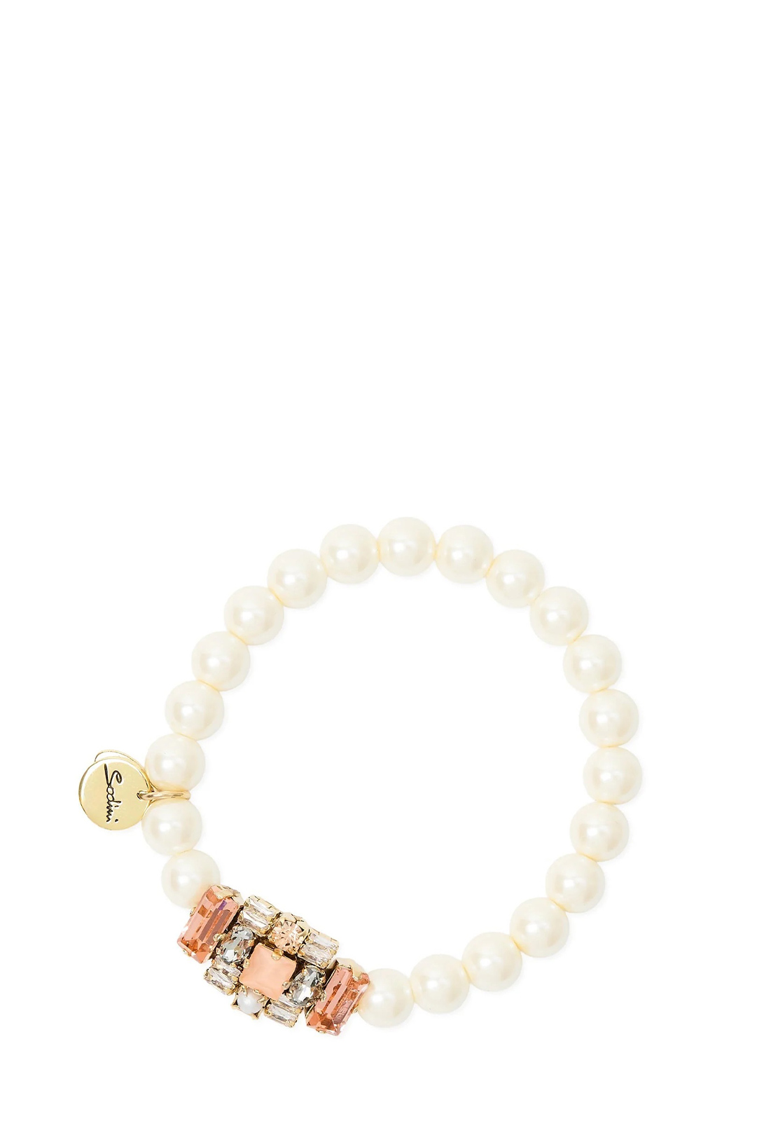 SODINI BRACCIALE ELASTICO PERLA E CHARM HERA