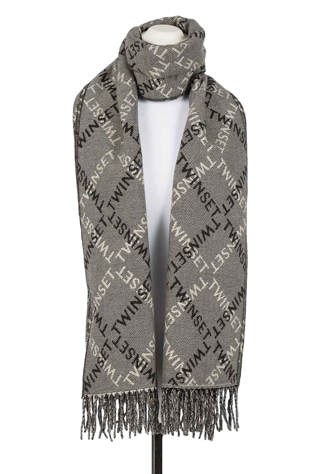TWINSET SCIARPA CON FRANGE