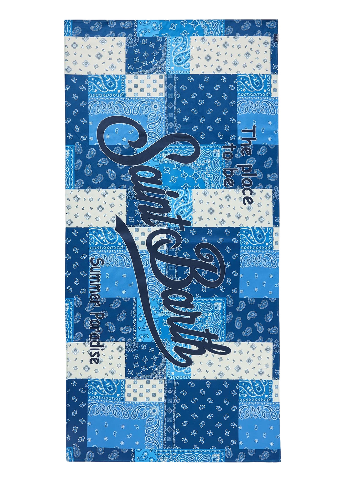 SAINT BARTH TELO MARE IN MICROFIBRA STAMPA BANDANA