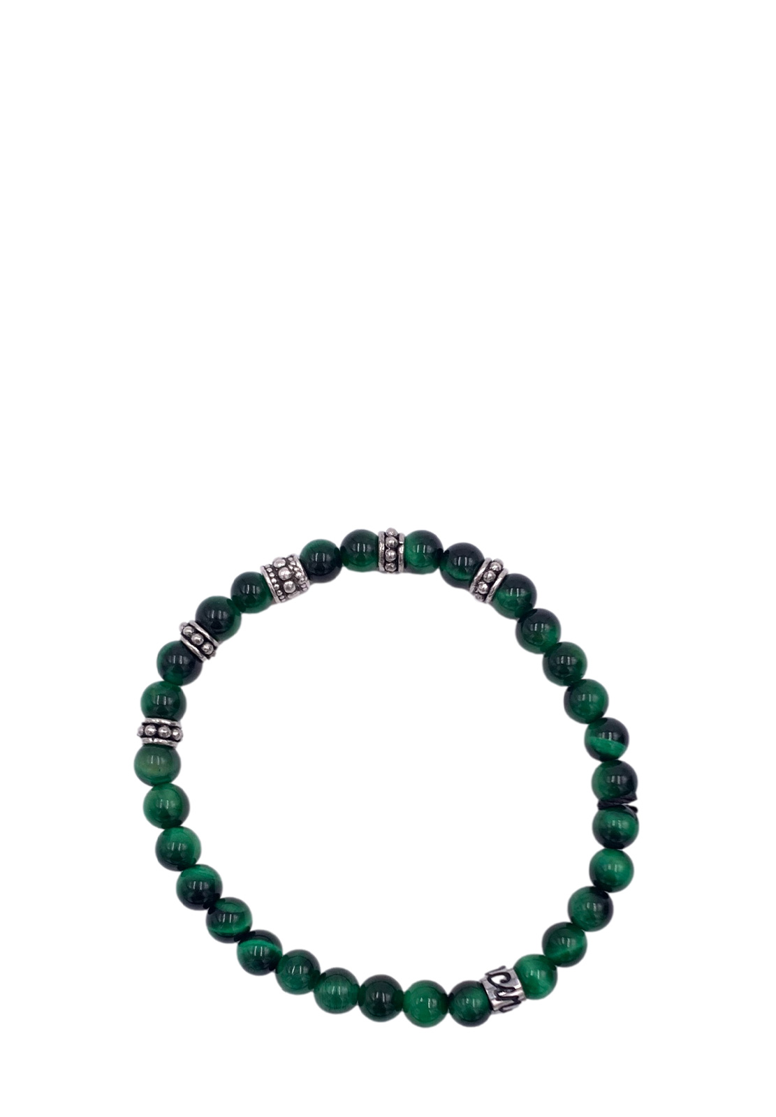 MANCINO BRACCIALE ELASTICO CON PIETRE NATURALI 6MM
