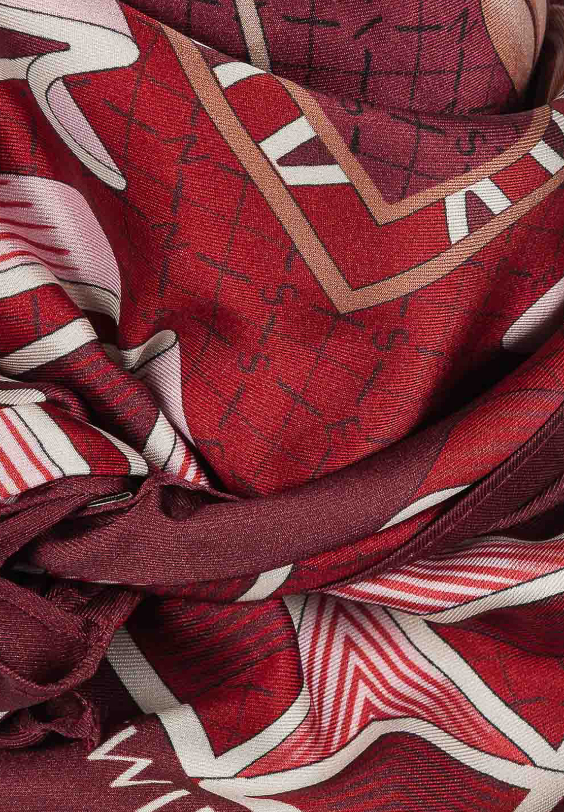 TWINSET FOULARD IN TESSUTO STAMPATO
