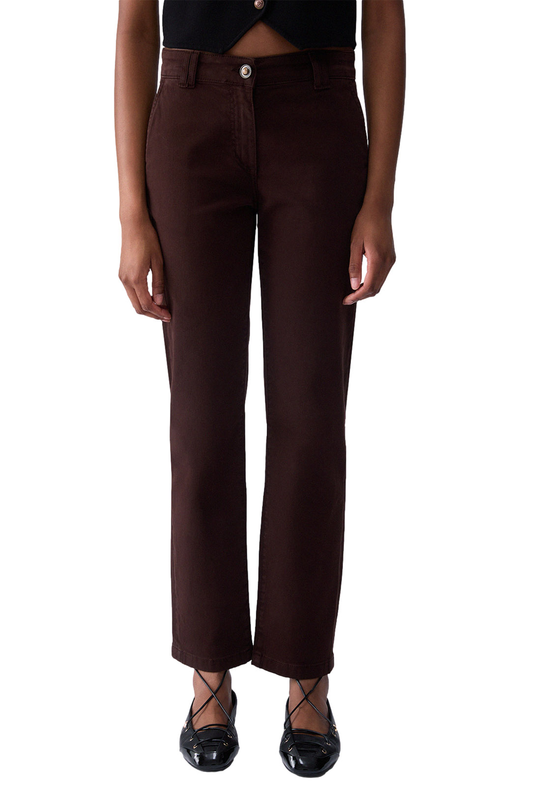 LIU JO PANTALONI SIGARETTA CROPPED