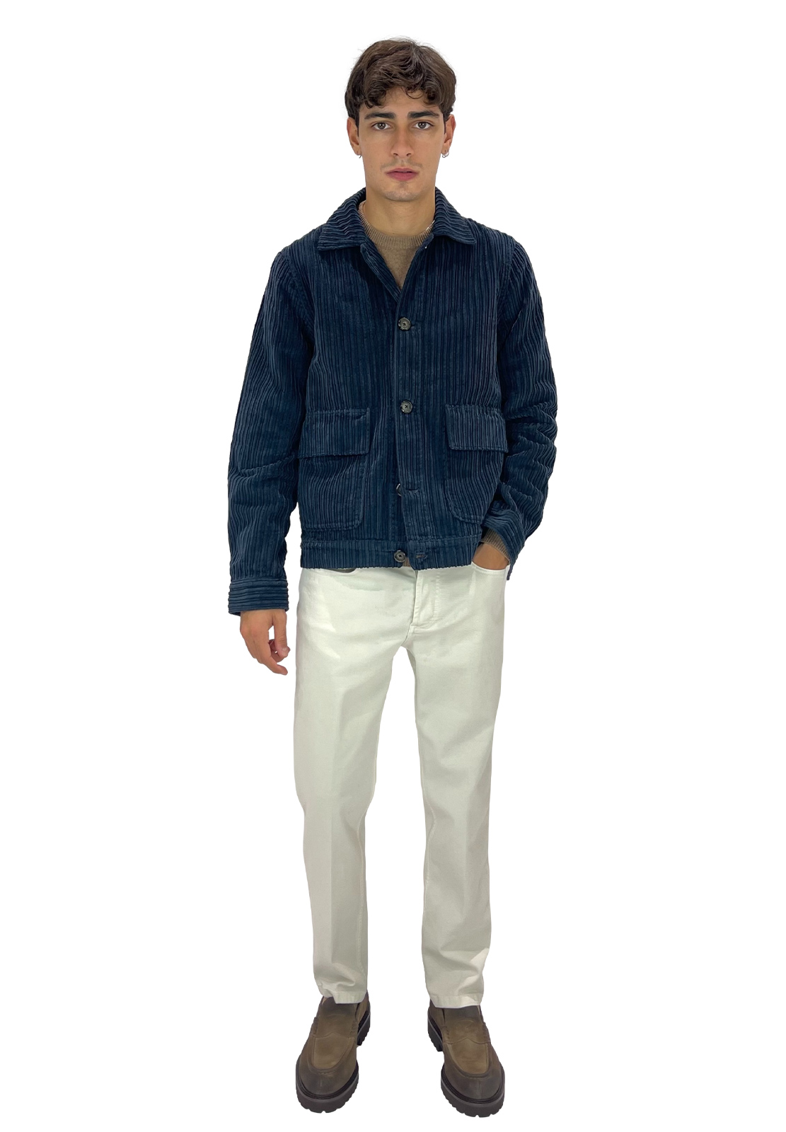 MASTRICAMICIAI OVERSHIRT VELLUTO ROCCIATORE