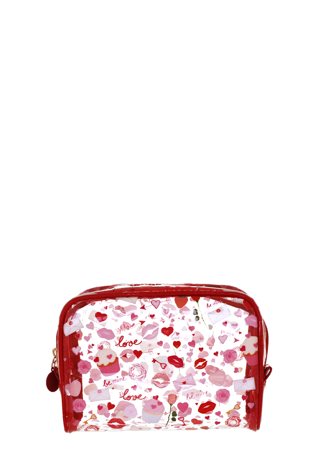 CAMOMILLA NECESSAIRE L CRISTAL LOVE PEEK ROSSO