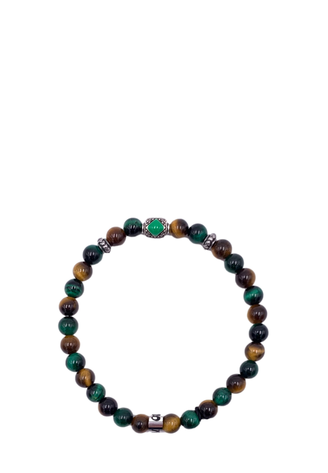 MANCINO BRACCIALE ELASTICO PIETRE NATURALI 6MM