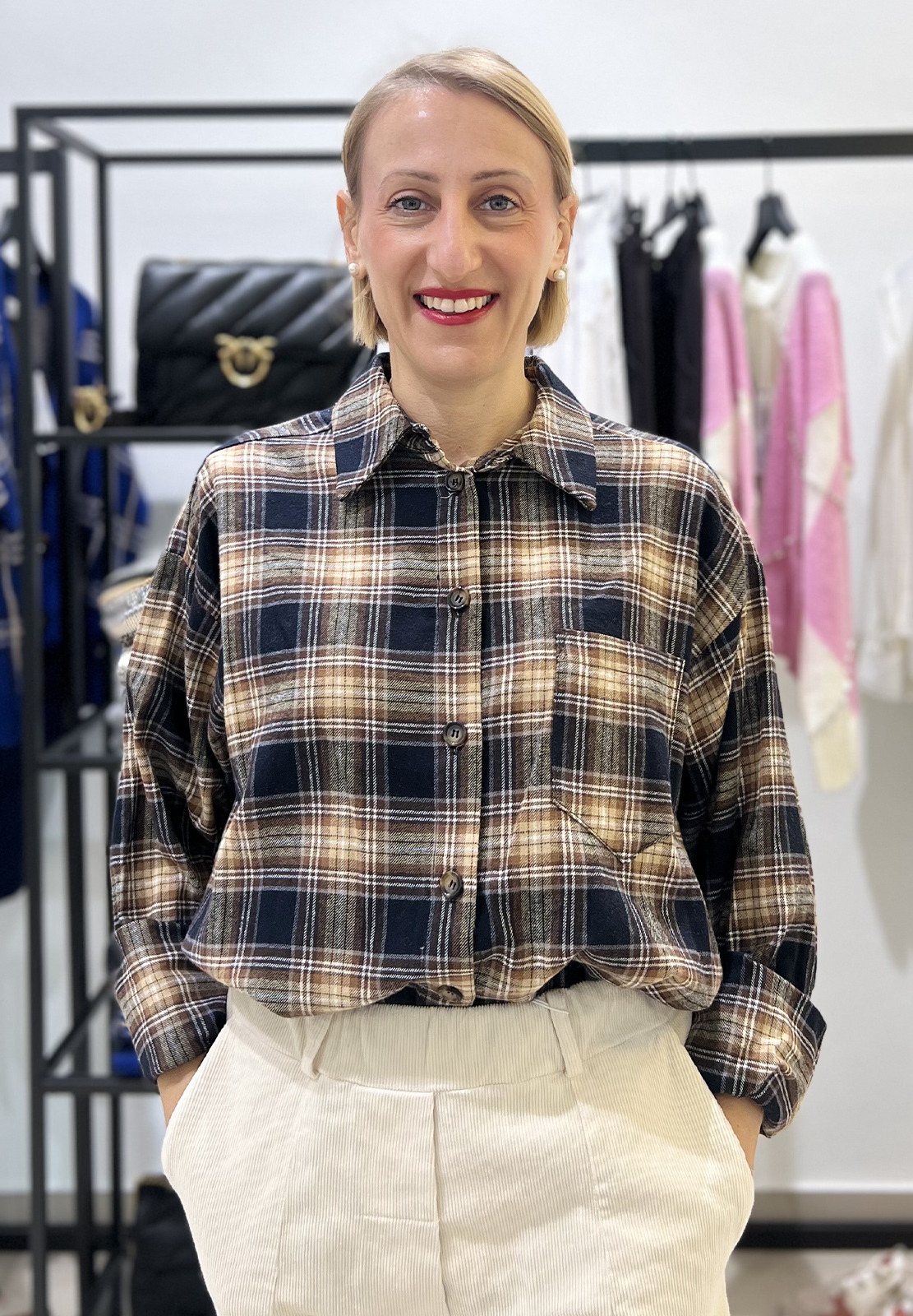 MOTEL CAMICIA STAMPA CHECK