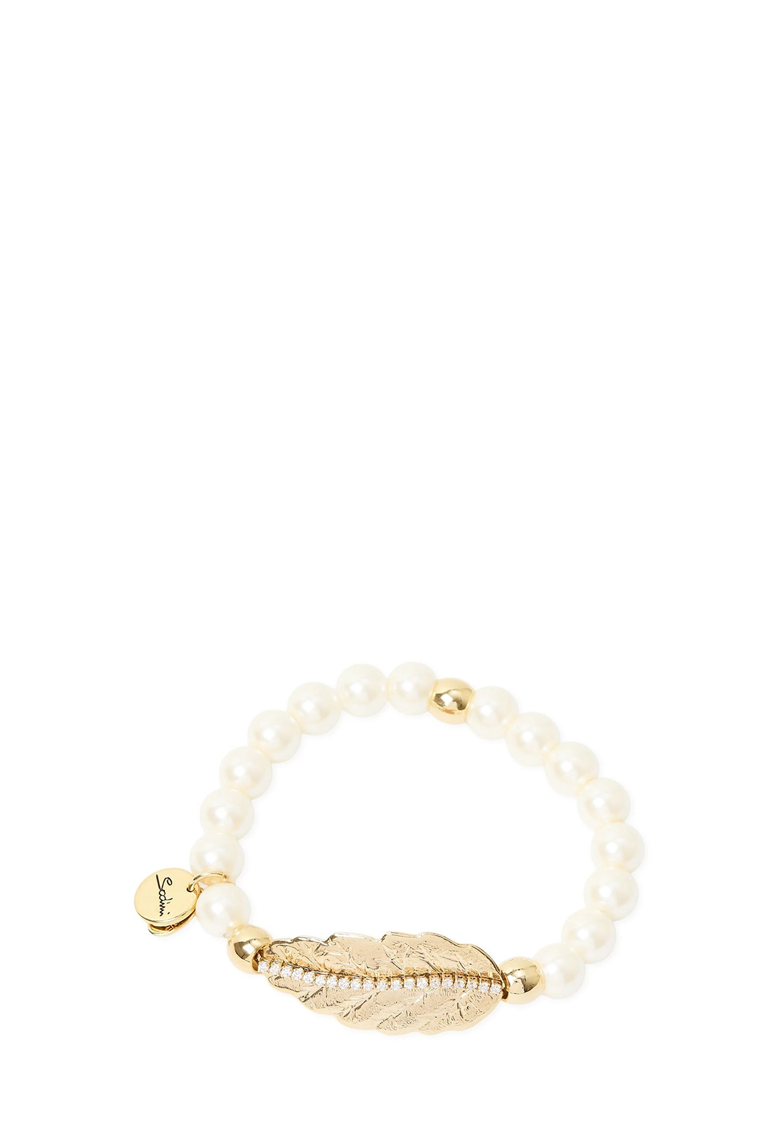 SODINI BRACCIALE ELASTICO PERLE DAPHNE