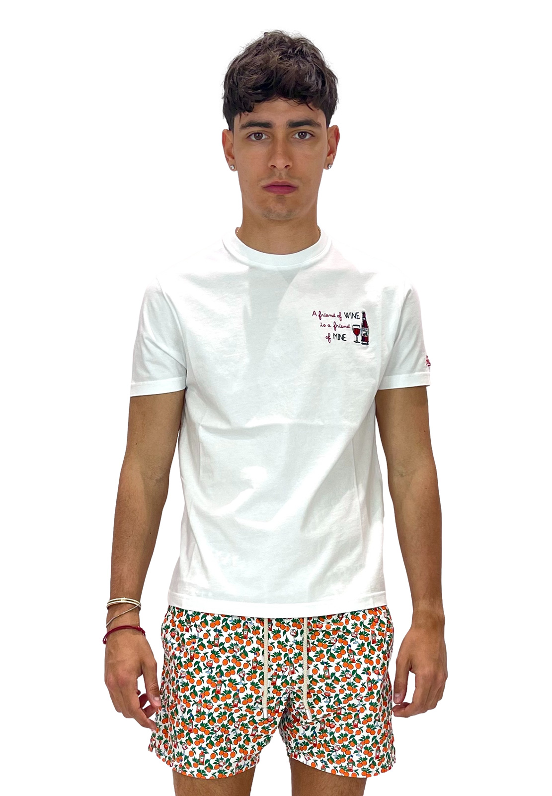 SAINT BARTH T-SHIRT FRIEND WINE