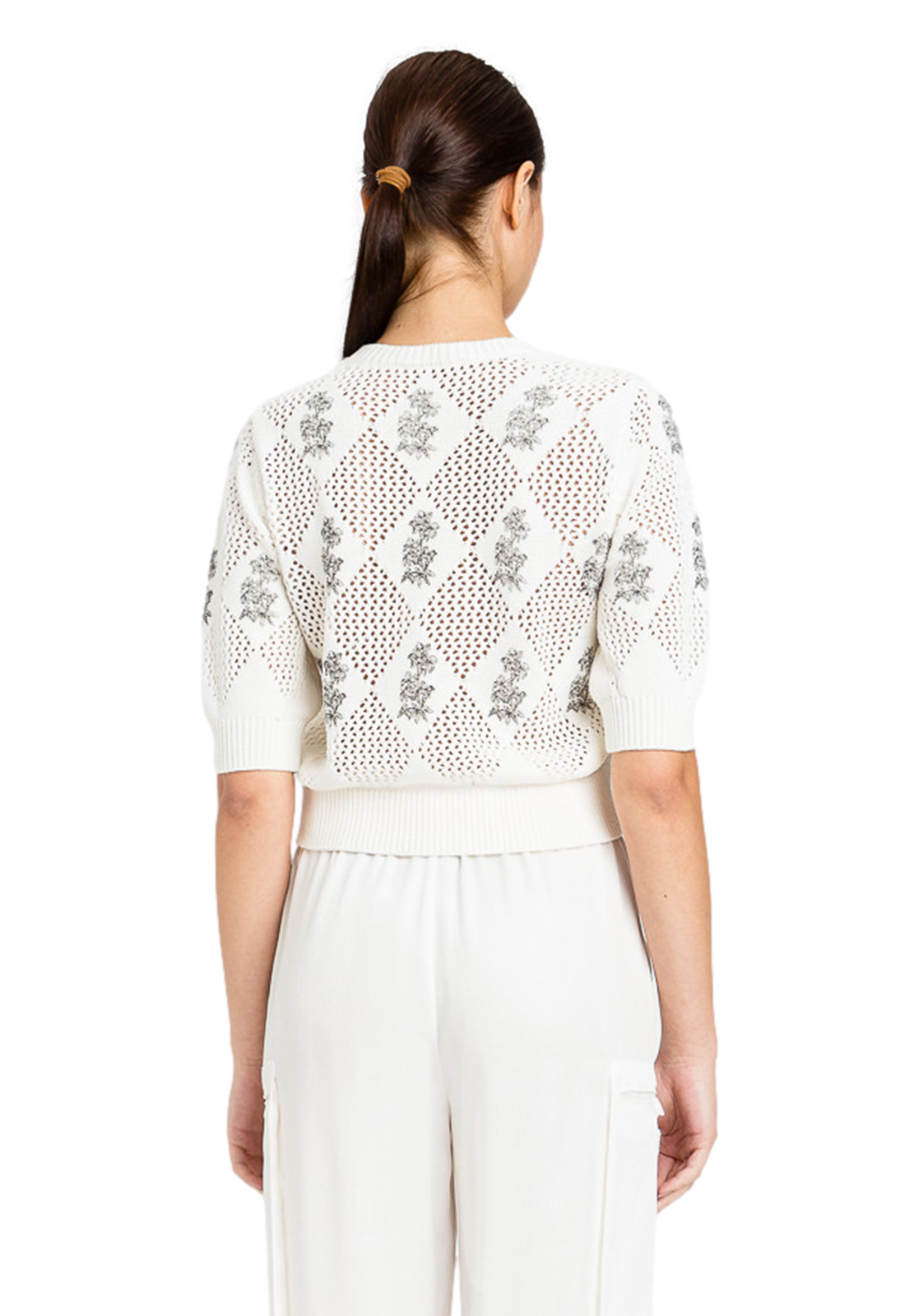 TWINSET PULL MANICA CORTA