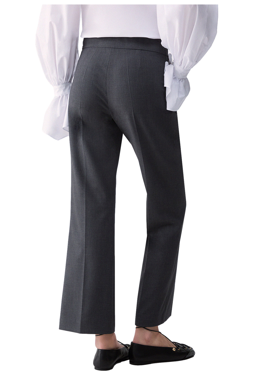 LIU JO PANTALONE TROMBETTA IN FLANELLA