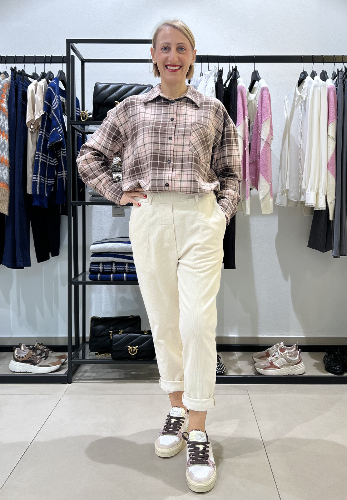 MOTEL CAMICIA STAMPA CHECK
