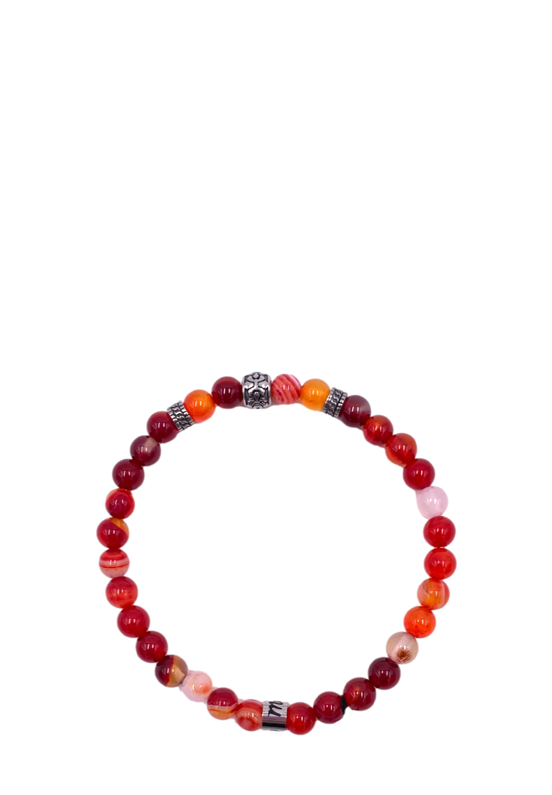 MANCINO BRACCIALE ELASTICO PIETRE NATURALI 6MM