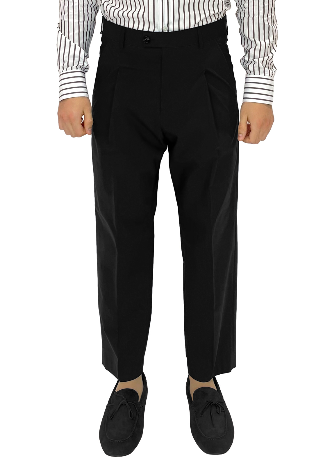 BE ABLE PANTALONI RAUL UNA PENCE IN COTONE