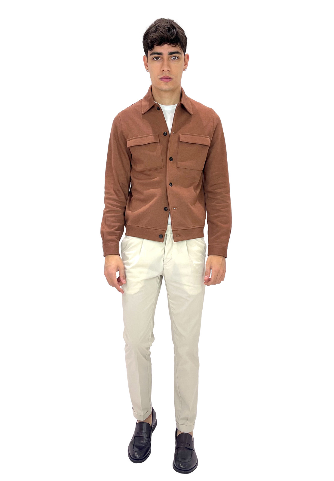 FILIPPO DE LAURENTIIS BLUSOTTO COLLO CAMICIA