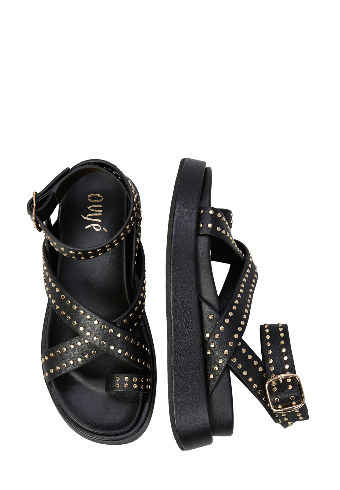 OVYE SANDALO CON BORCHIE