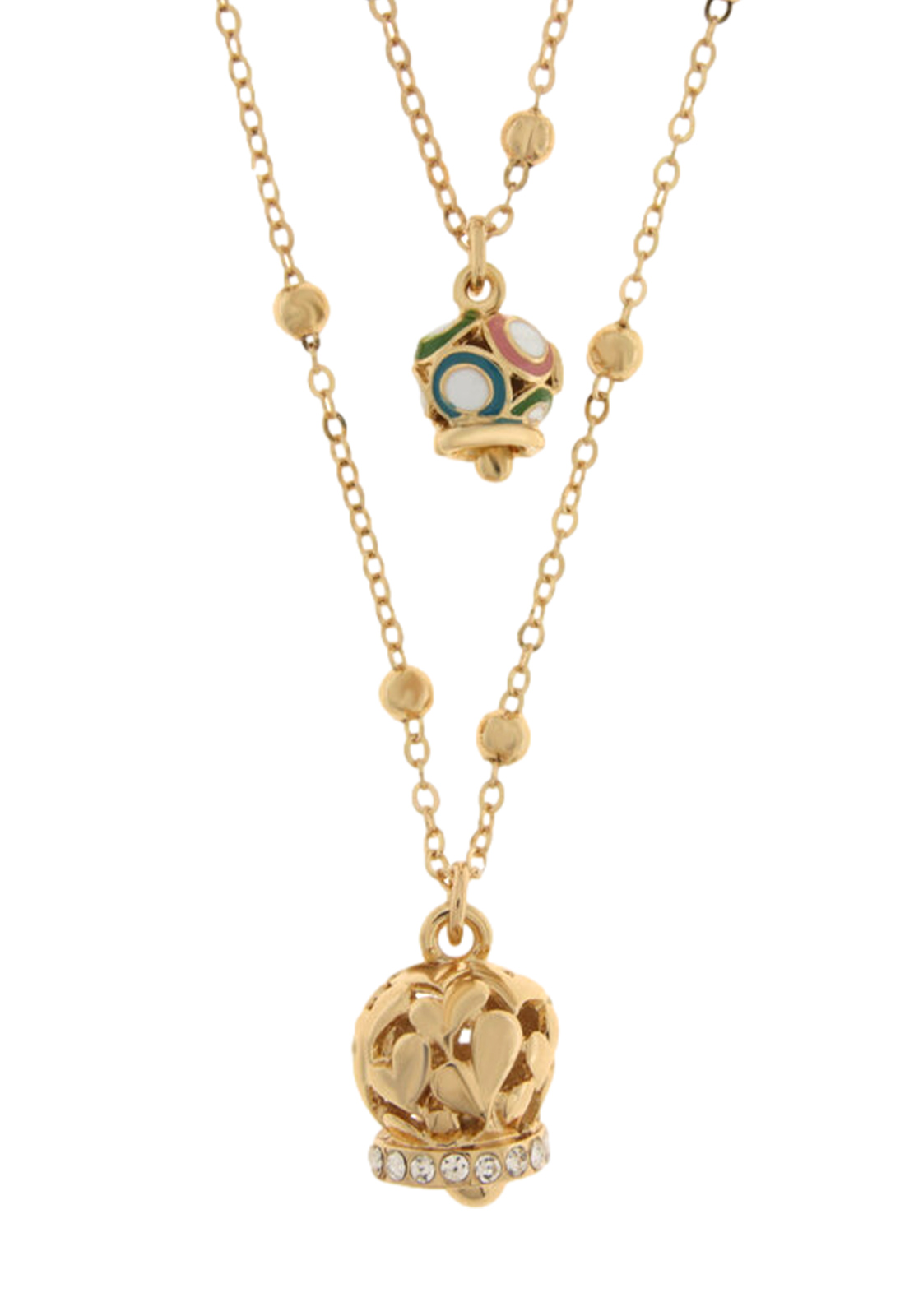 AMO CAPRI COLLANA 2 FILI CAMPANE