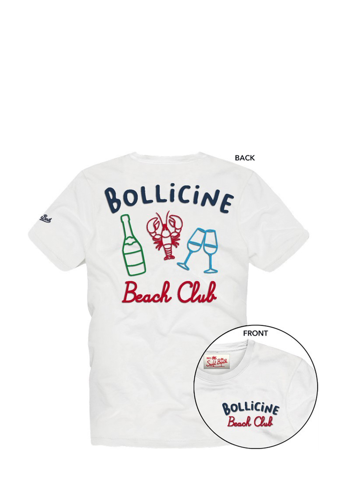 SAINT BARTH T-SHIRT BOLLICINE BEACH CLUB