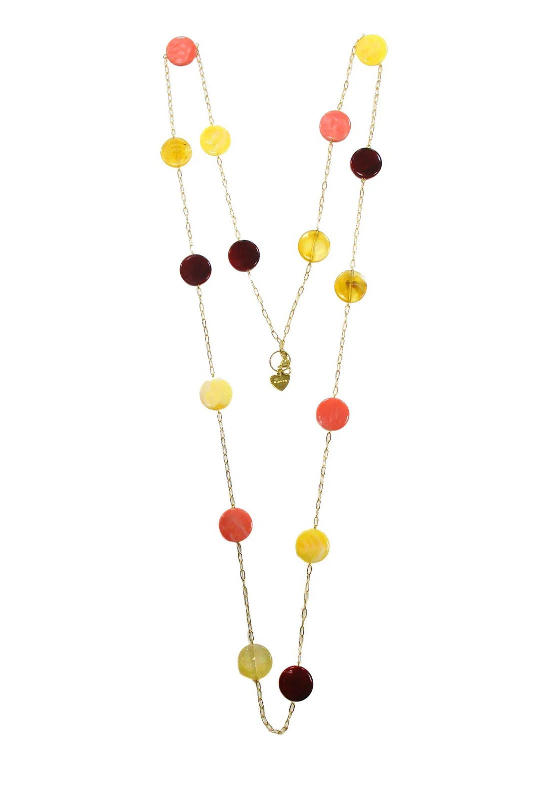 DOLMAN COLLANA COLORE MIX FUOCO