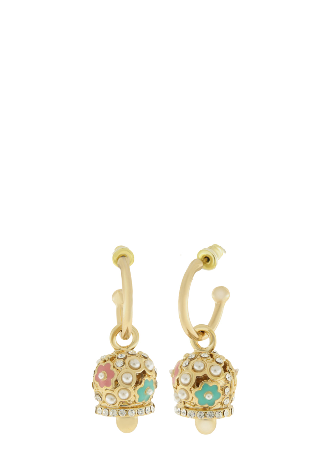 AMO CAPRI PENDENTI CAMPANELLA FIORI E PERLE