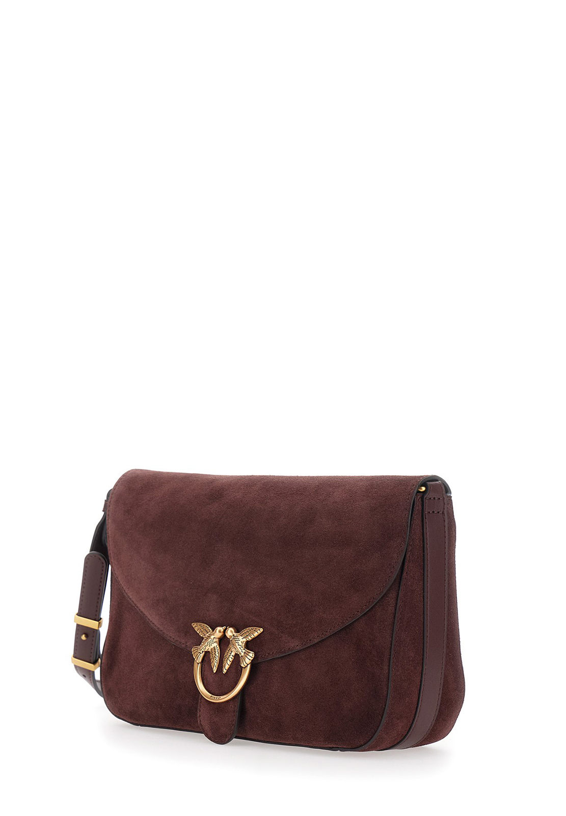 PINKO LOVE SATCHEL CLASSIC SUEDE