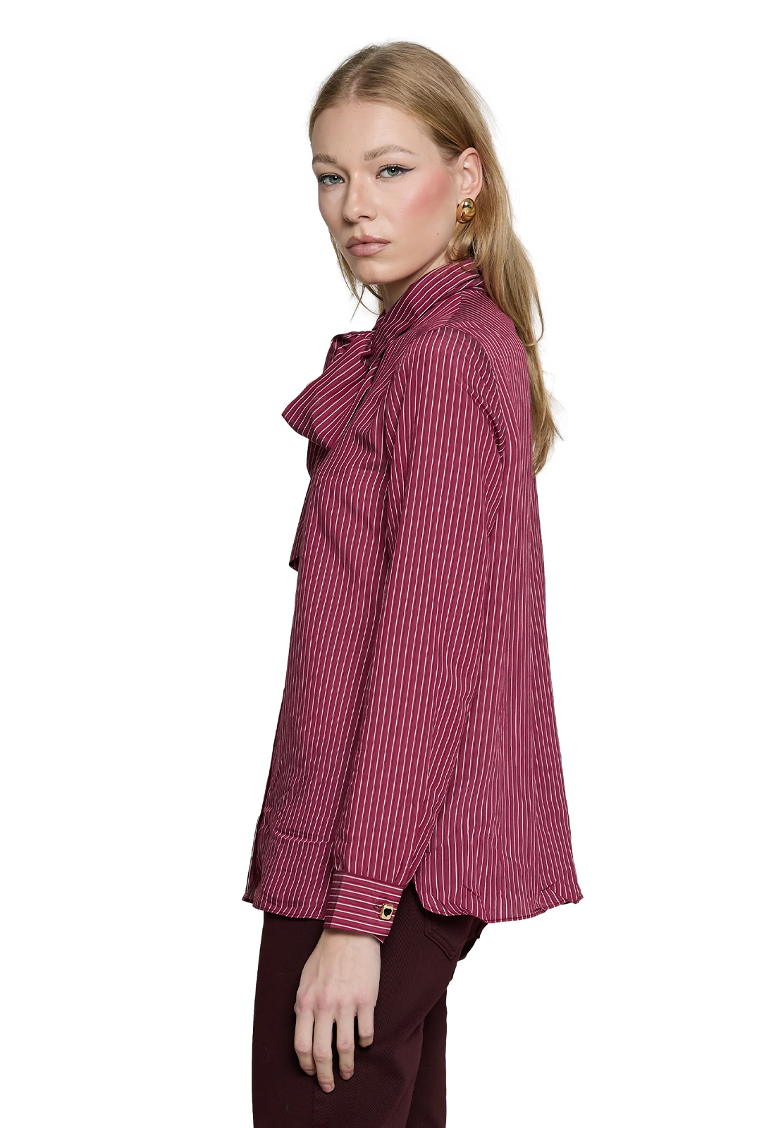 RELISH CAMICIA BLOWELL A RIGHE CON FUSCIACCA