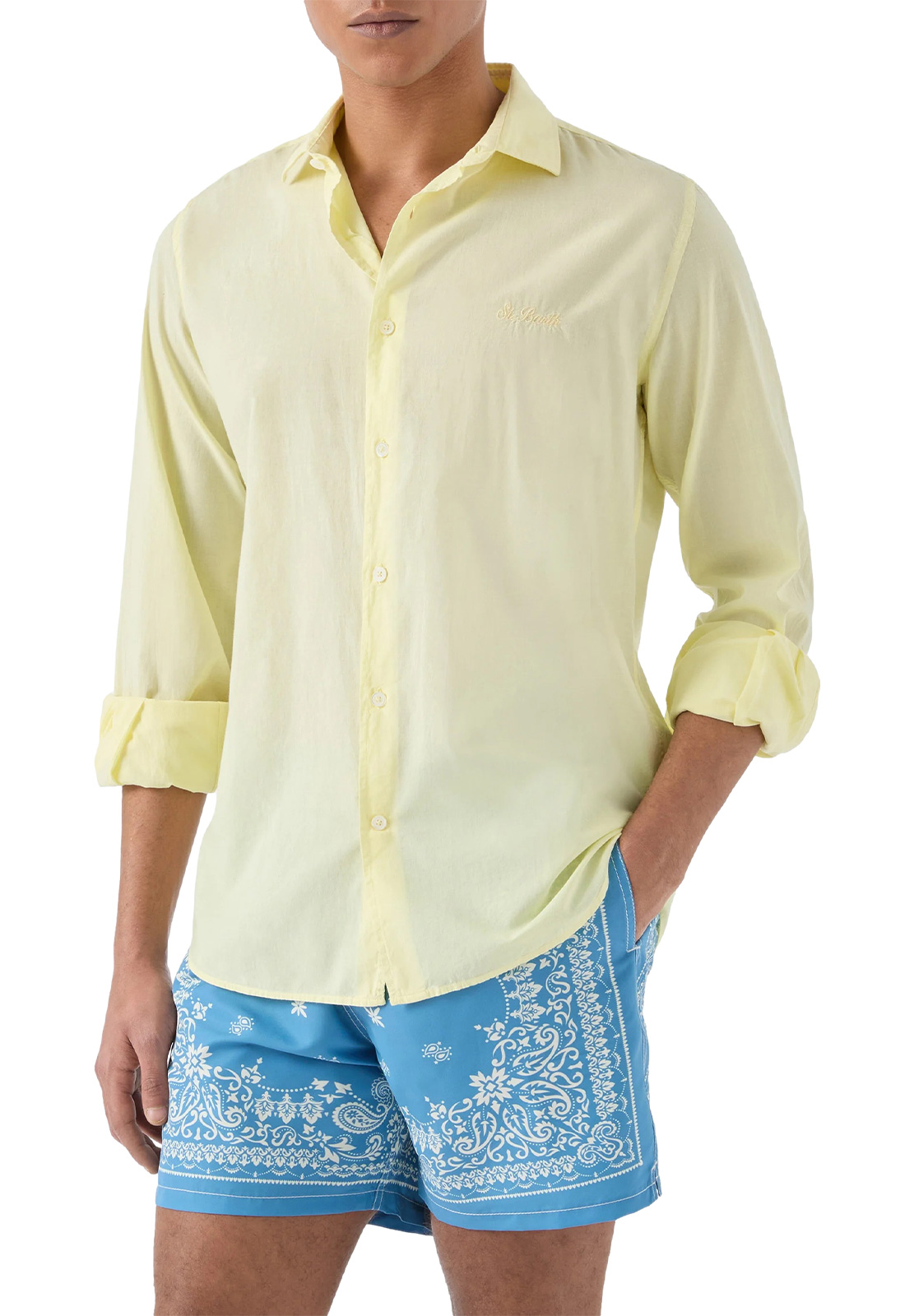 SAINT BARTH CAMICIA IN MUSSOLA DI COTONE