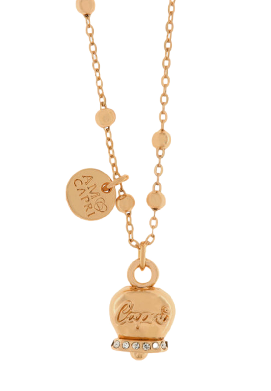 AMO CAPRI COLLANA CAMPANELLA PORTAFORTUNA