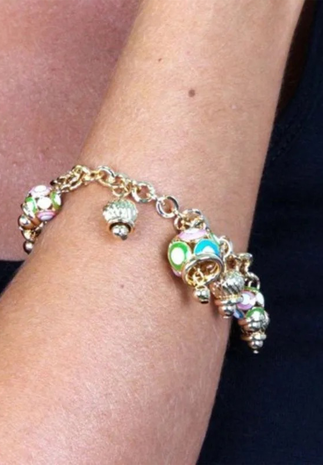 AMO CAPRI BRACCIALE CAMPANELLE COLORATE