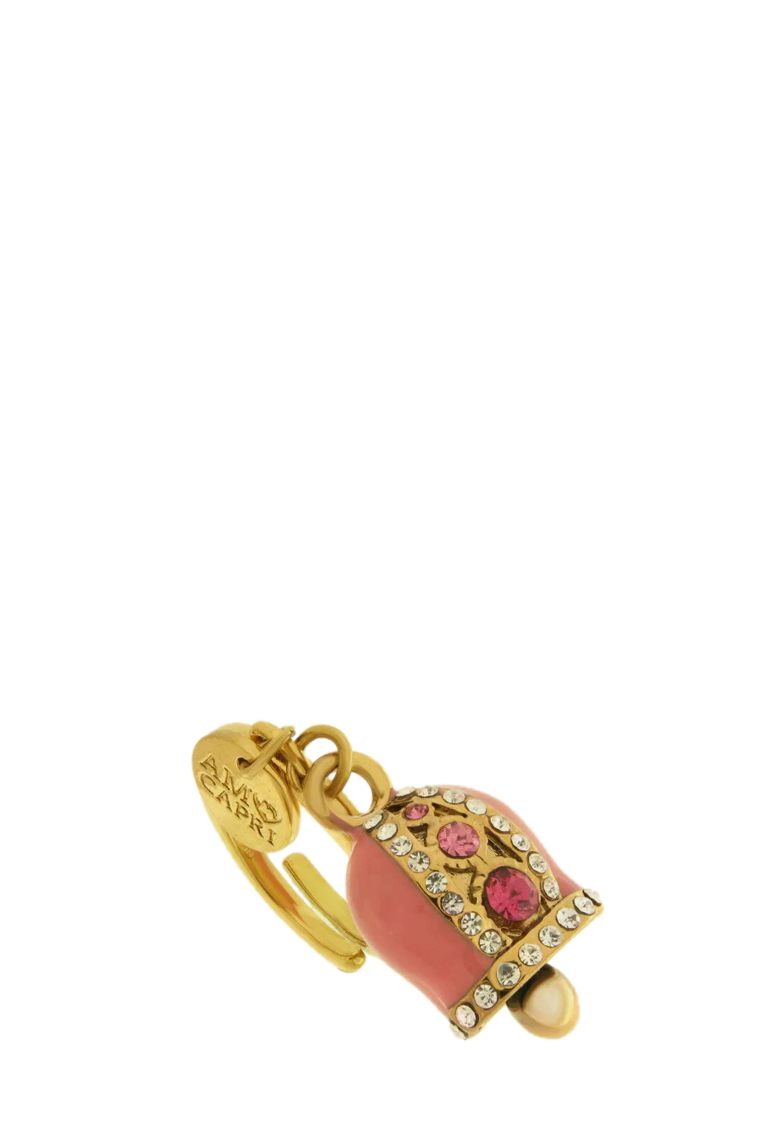 AMO CAPRI ANELLO CAMPANELLA ROSA POIS