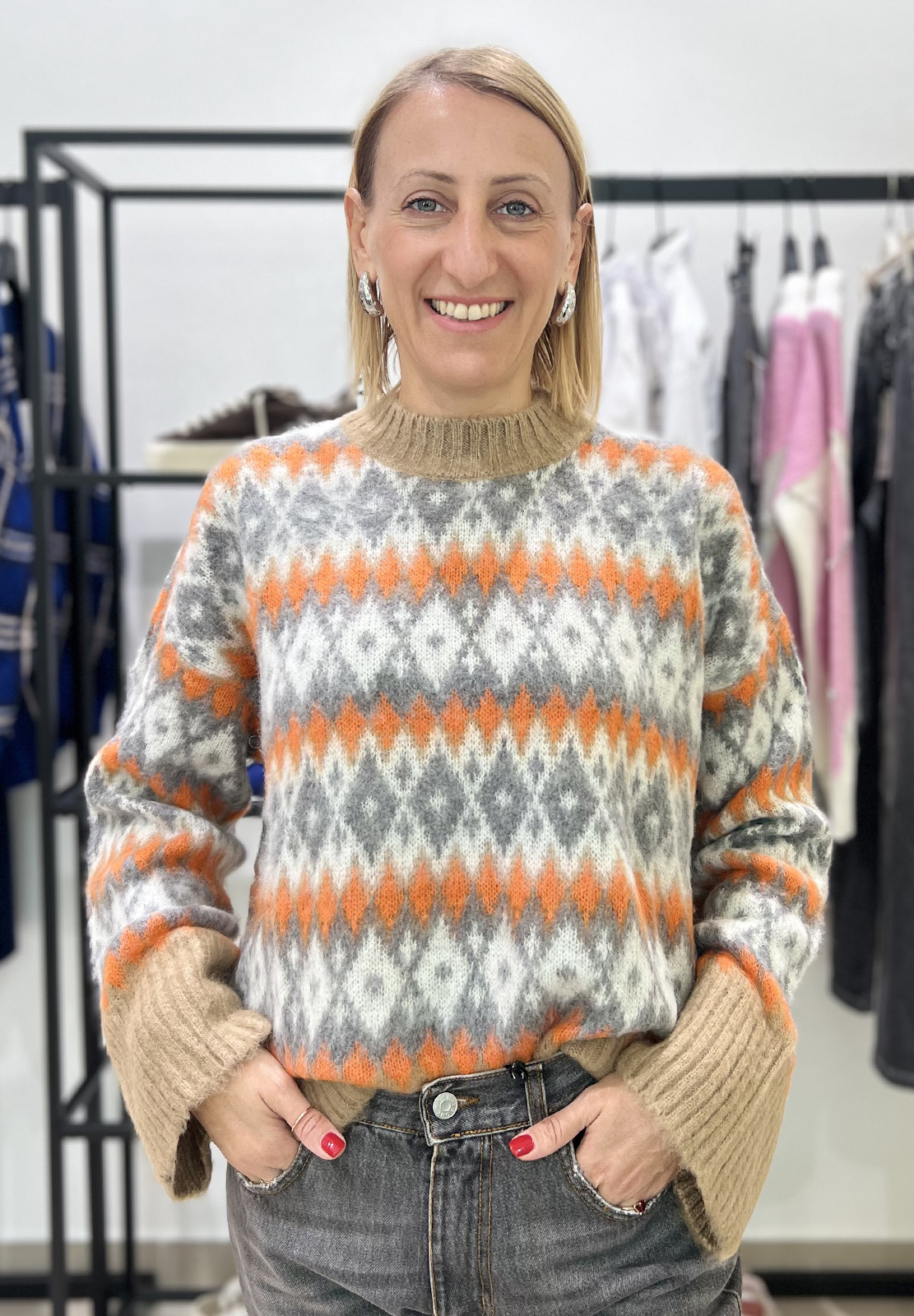 HAVEONE GIROCOLLO JACQUARD