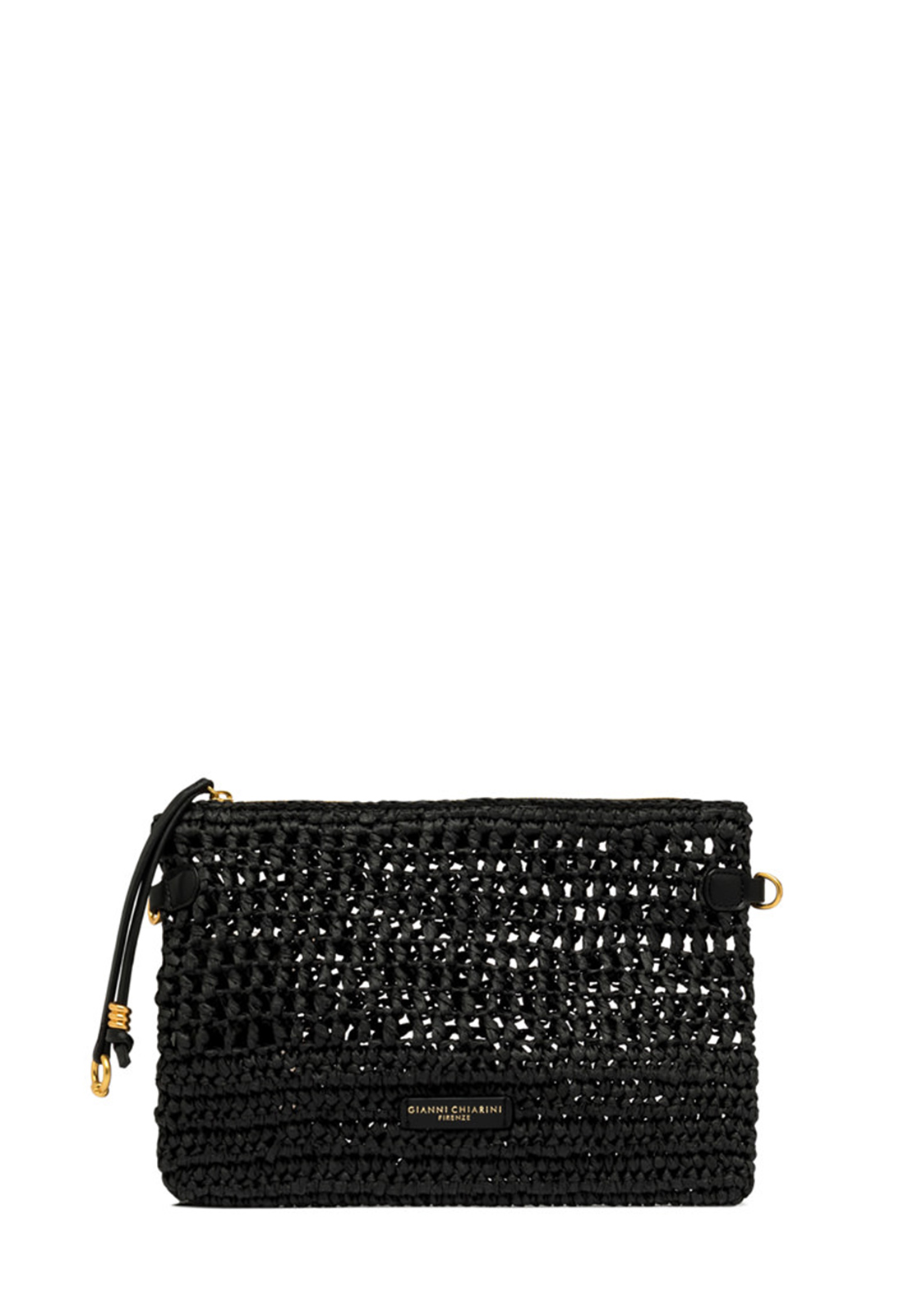GIANNI CHIARINI CLUTCH IN PAGLIA CROCHET NEFELI