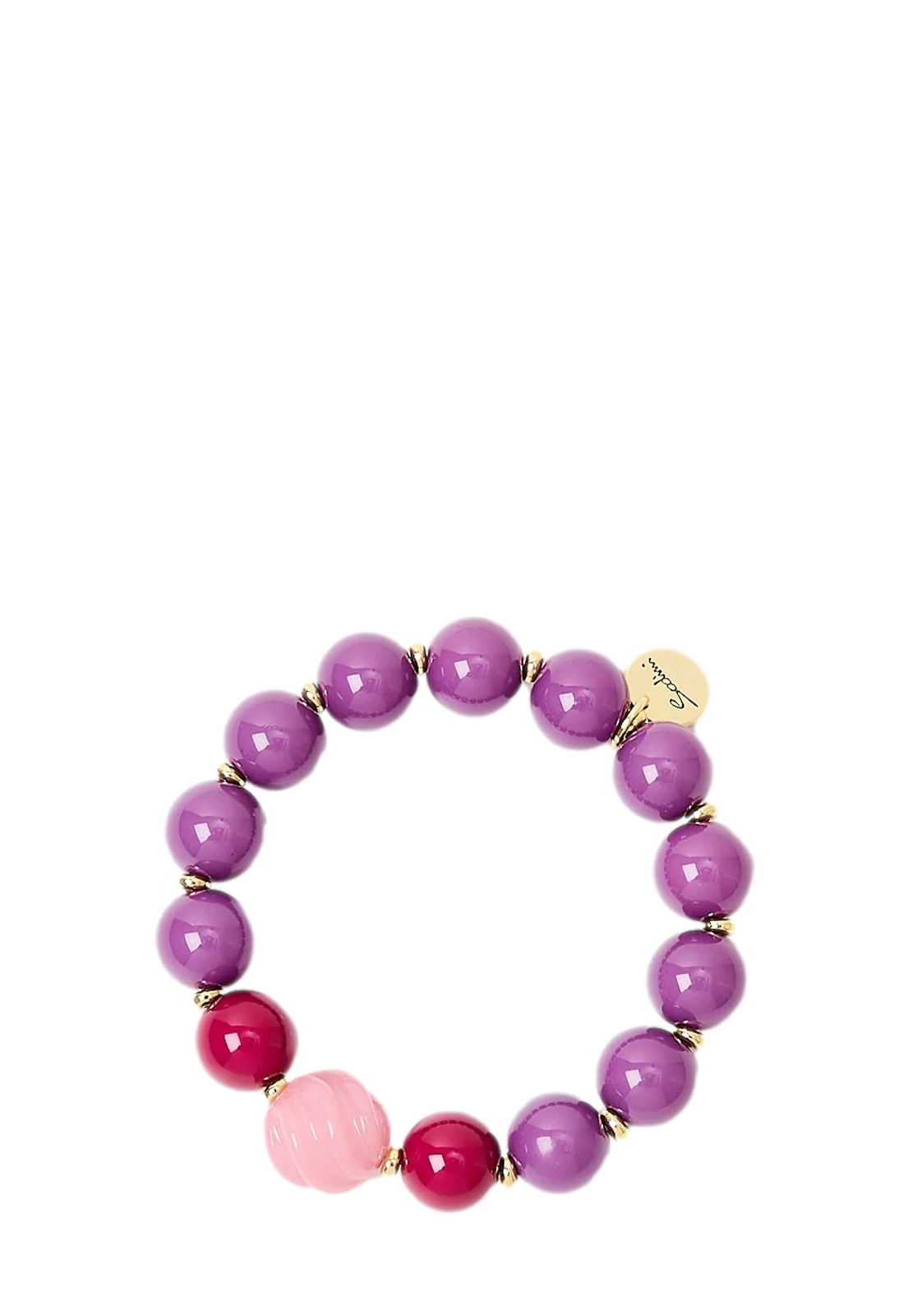 SODINI BRACCIALE ELASTICO BOULE RIGATA BELLE EPOQUE