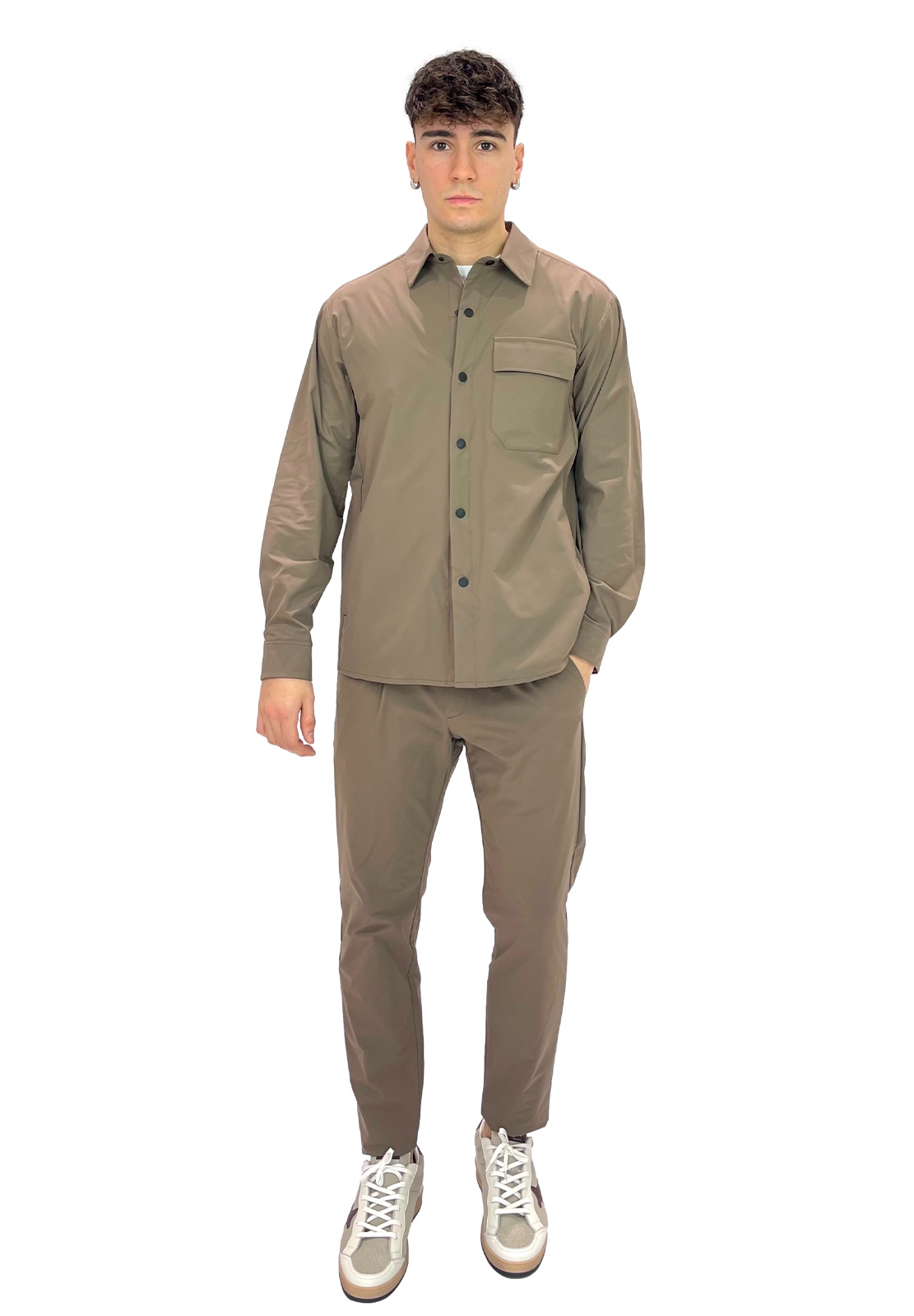 PEOPLE OF SHIBUYA OVERSHIRT MORIOKA IN TESSUTO TECNICO