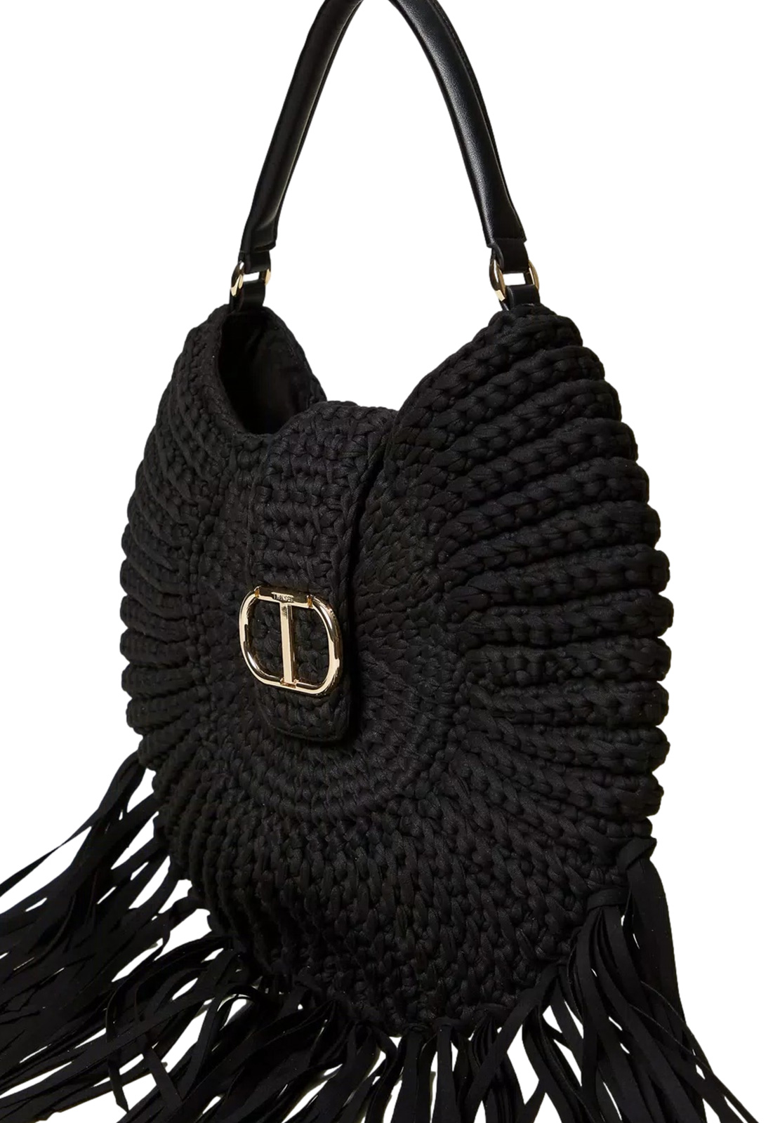 TWINSET HOBO IN CROCHET CON FRANGE