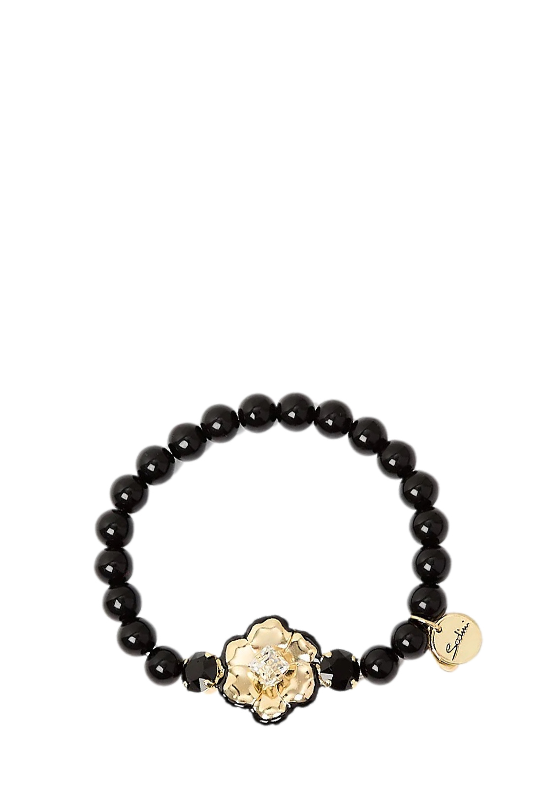 SODINI BRACCIALE ELASTICO SFERE FIORE LA DAME