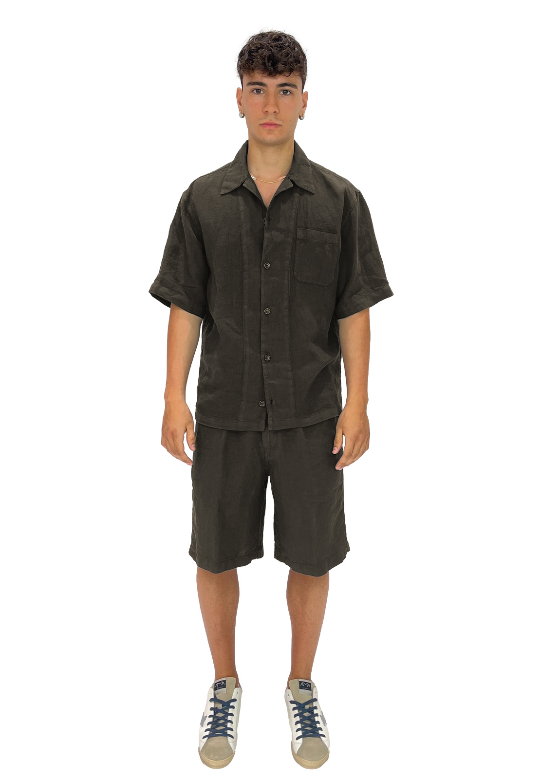 BE ABLE BERMUDA NICOLAS 100% LINO