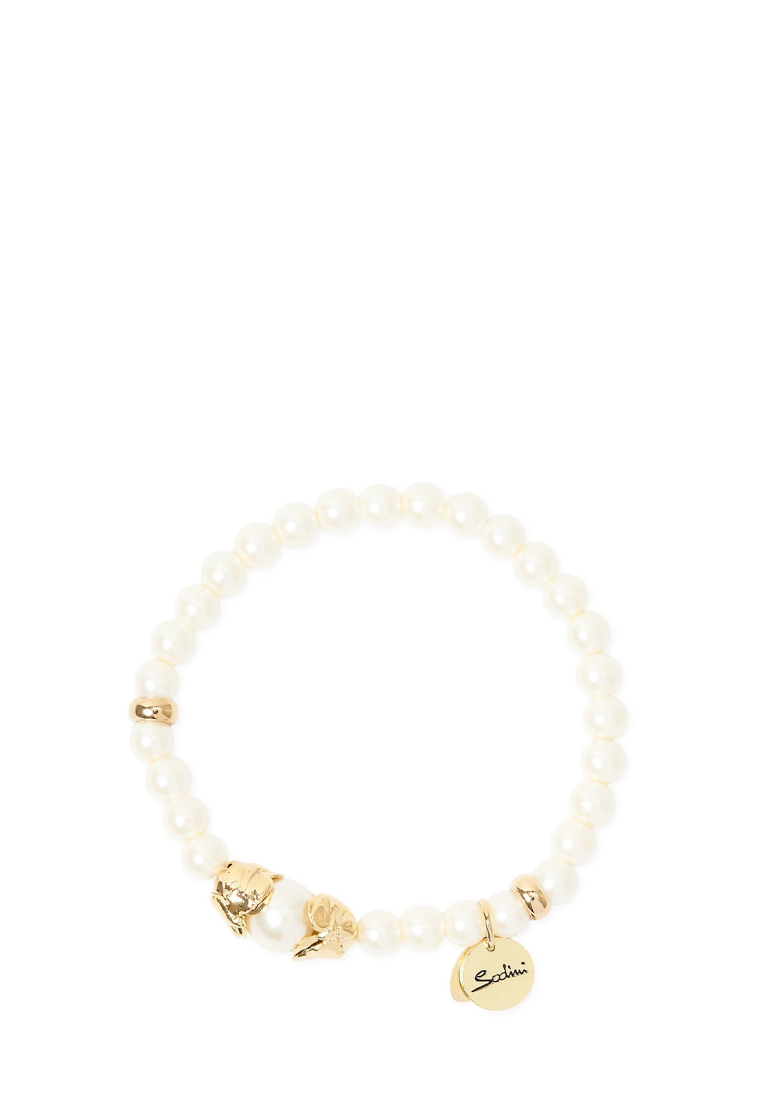 SODINI BRACCIALE ELASTICO PERLE DAPHNE