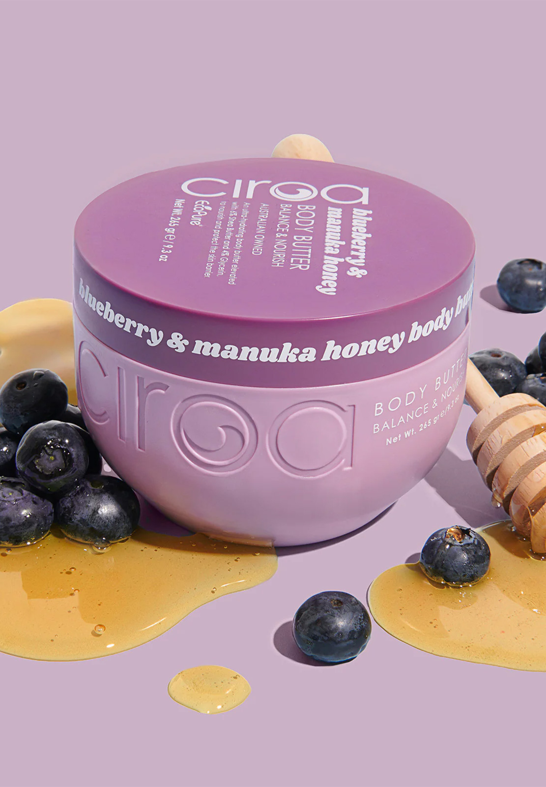 CIROA BLUEBERRY & MANUKAHONEY BODYBUTTER 265GR