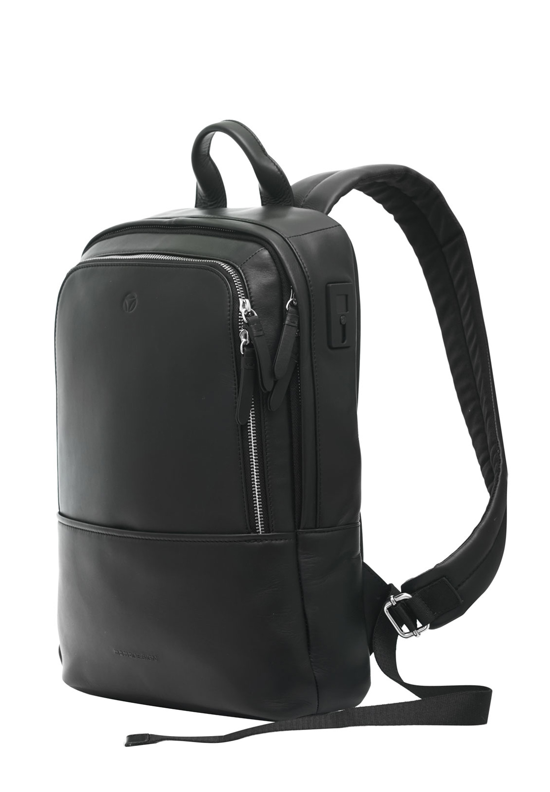 MOMO DESIGN ZAINO IN NAPPA LISCIA CON DISPOSITIVO USB