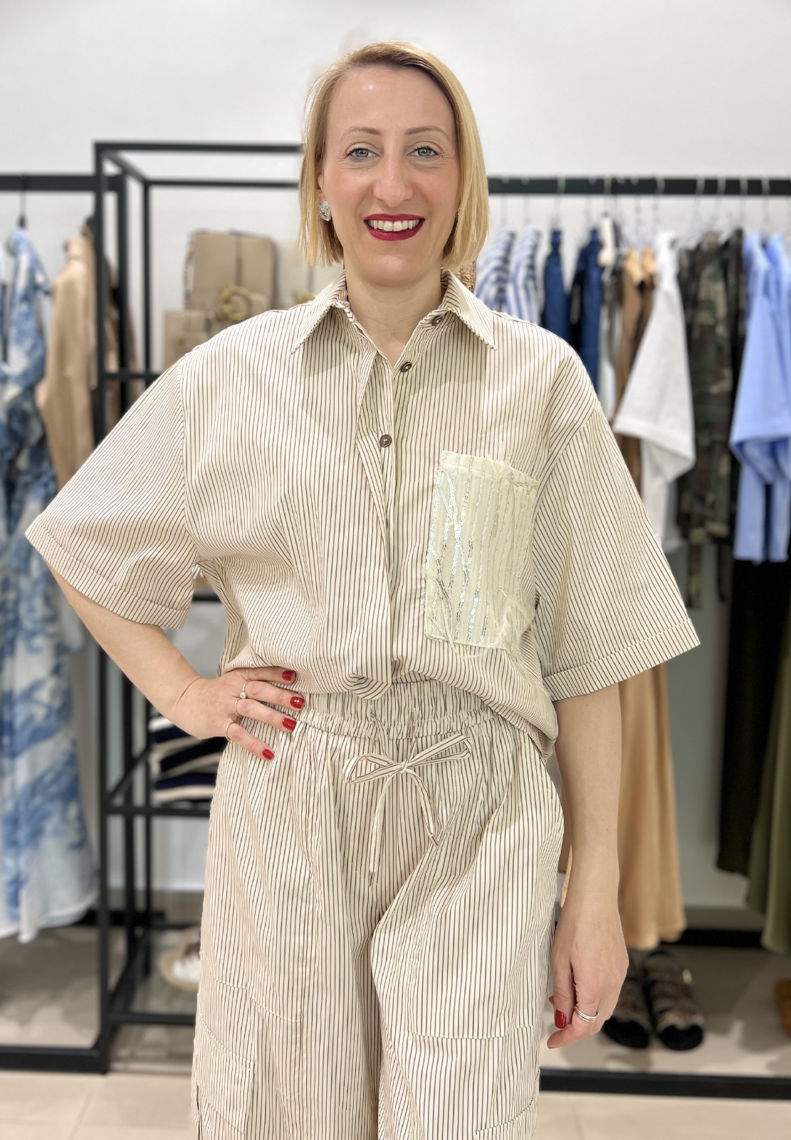 TENSIONE IN CAMICIA CON TASCHINO